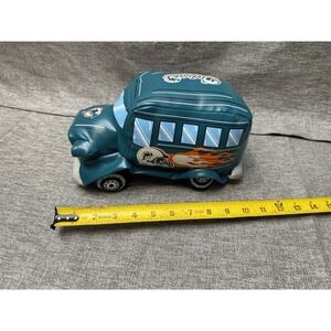 Vintage New With Tag Miami Dolphin Plush Bus Toy NFL Football